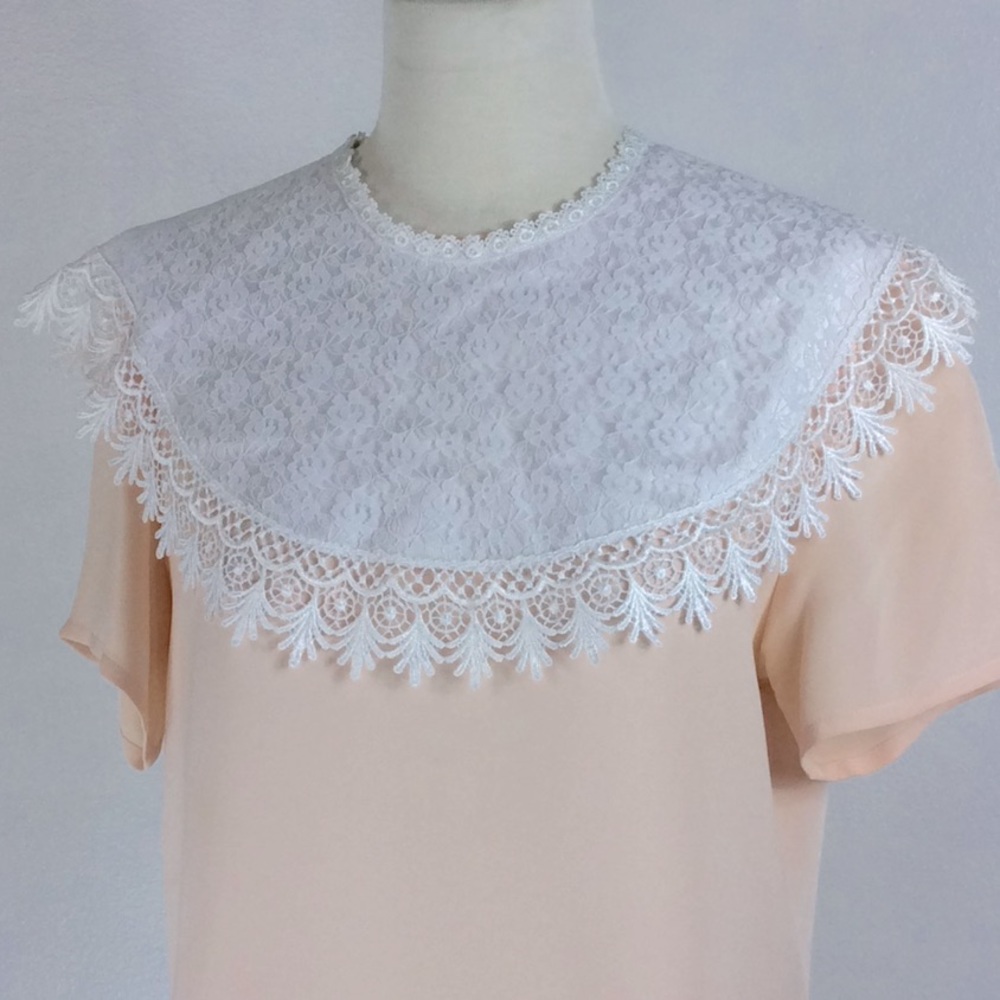 Vintage Handmade Cottagecore Detachable Collar